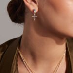 Sacred Cross Drop Earrings